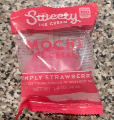 Simply Strawberry Mochi Ice Cream, Simply Strawberry Mochi