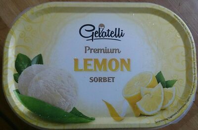 Sorbet Au Citron Premium Lemon Flavor Sorbet, Sorbet Au Citron