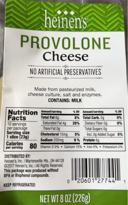Provolone Cheese, Provolone