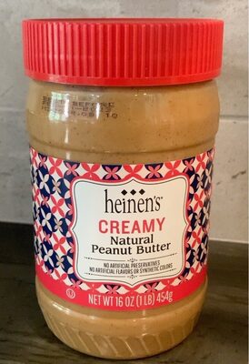 Creamy Natural Peanut Butter, Creamy