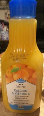 Orange Calcium & Vitamin D Pulp Free 100% Premium Juice, Orange