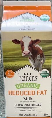 Organic 2% Reduced Fat Milk