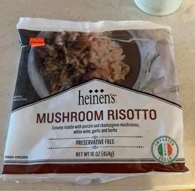 Mushroom Risotto Creamy Risotto With Porcini And Champignon Mushrooms, White Wine, Garlic And Herbs, Mushroom Risotto
