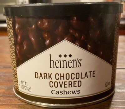 Dark Chocolate Covered Cashews, Dark Chocolate Covered