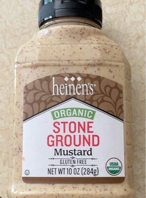 Stone Ground Organic Mustard, Stone Ground