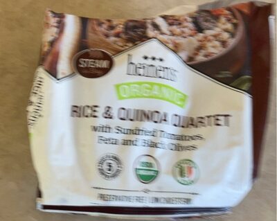 Organic Rice & Quinoa Quartet With Sundried Tomatoes, Feta And Black Olives