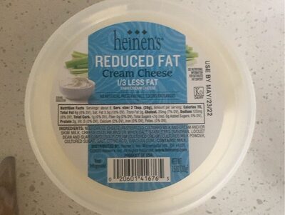 Reduced Fat Cream Cheese, Reduced Fat