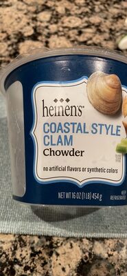 Coastal Style Clam Chowder, Coastal Style Clam