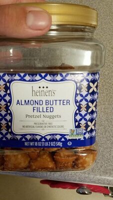 Almond Butter Filled Pretzel Nuggets, Almond Butter Filled