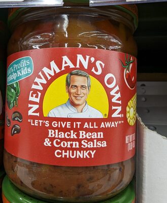Newman's Own, Black Bean & Corn Salsa, Medium