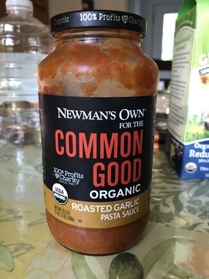 Newman's Own, Organic Pasta Sauce, Roasted Garlic, Roasted Garlic