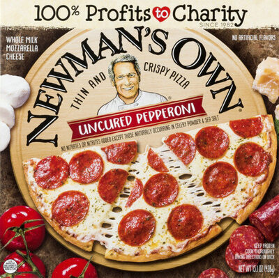 Uncured Pepperoni Thin & Crispy Crust Pizza, Pepperoni