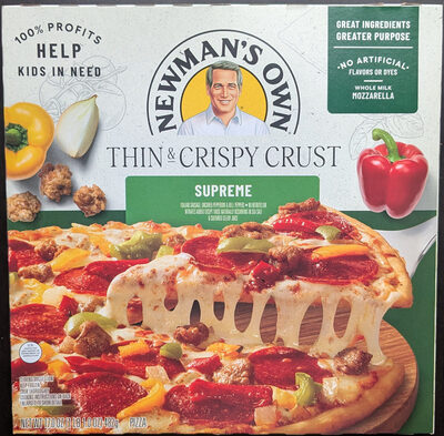 Thin And Crispy Crust Supreme Pizza