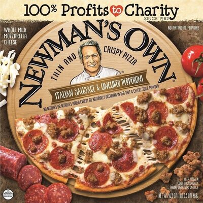 Italian Sausage & Uncured Pepperoni Thin And Crispy Pizza, Italian Sausage & Uncured Pepperoni