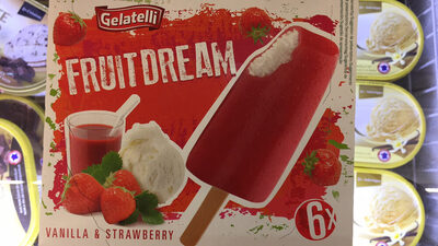 Vanilla Strawberry Frozen Dairy Dessert Bars, Vanilla Strawberry