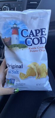 Cape Cod Potato Chips, Original Kettle Chips, 5 Oz