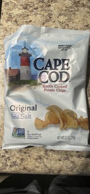 Cape Cod Potato Chips, Original Kettle Chips, 2.5 Oz