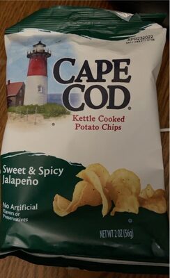 Cape Cod Sweet & Spicy Jalapeno Chips, 2 Oz Bag