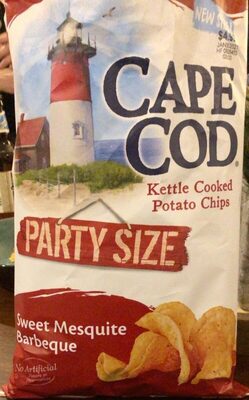 Cape Cod Potato Chips, Sweet Mesquite Barbeque Kettle Chips, 13 Oz