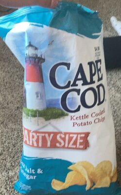 Cape Cod Potato Chips, Sea Salt & Vinegar Kettle Chips, 13 Oz
