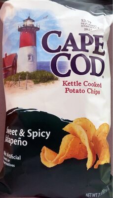 Cape Cod Sweet & Spicy Jalapeno Chips, 7.5 Oz Bag