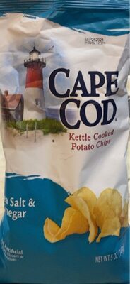 Cape Cod Sea Salt & Vinegar Chips, 5 Oz Bag