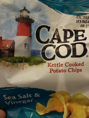 Cape Cod Sea Salt & Vinegar Chips, 1.5 Oz Bag