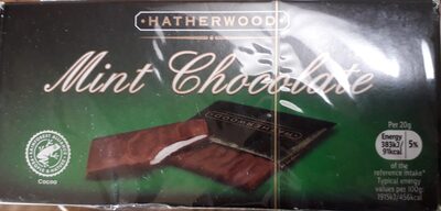 Dark Chocolate Coated Peppermint Thins, Dark Chocolate