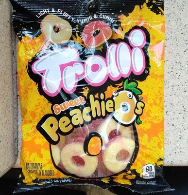 Sweet Peachie Flavored Gummi Candy, Sweet Peachie