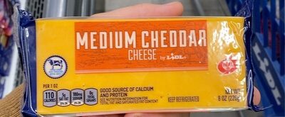 Medium Cheddar Cheese, Medium Cheddar