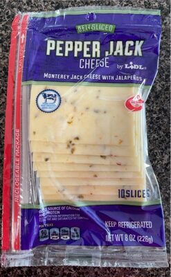 Monterey Jack With Jalapeno Peppers Cheese Slices