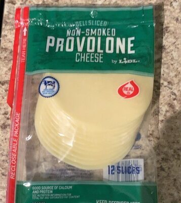Not Smoked Provolone Cheese Slices, Provolone