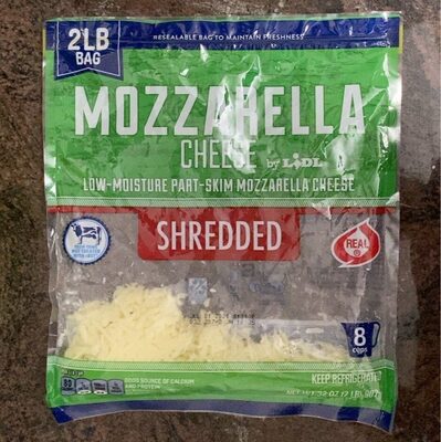 Low-Moisture Part-Skim Shredded Mozzarella Cheese, Mozzarella