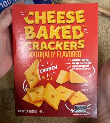 Cheese Baked Crunch Crackers, Cheese