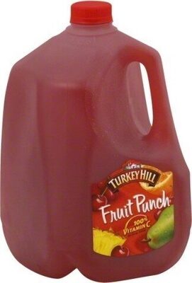 Turkey Hill Fruit Punch, One Gallon, Fruit Punch