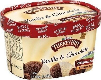 Vanilla & Chocolate  Premium Ice Cream, Vanilla; Chocolate