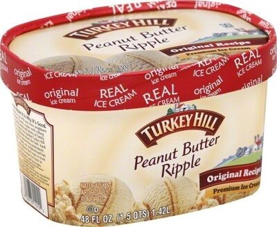 Peanut Butter Ripple Premium Ice Cream, Peanut Butter