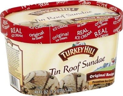 Tin Roof Sundae Premium Ice Cream, Vanilla