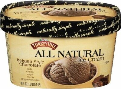 All Natural Belgian Style Chocolate Ice Cream, Chocolate