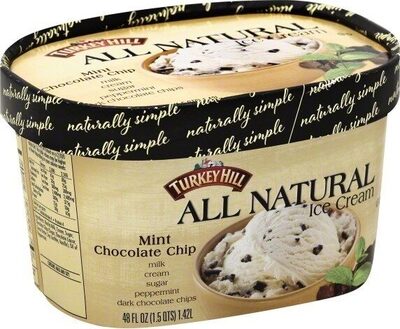 All Natural Mint Chocolate Chip Ice Cream, Mint Chocolate Chip