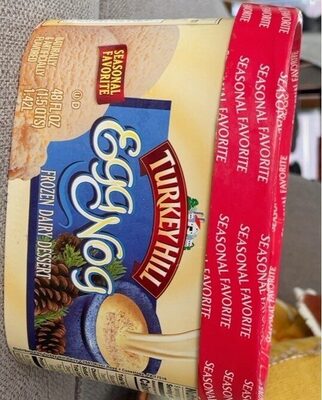 Egg Nog Flavored Frozen Dairy Dessert, Egg Nog