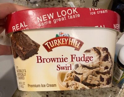 Brownie Fudge Swirl Premium Ice Cream, Brownie Fudge Swirl