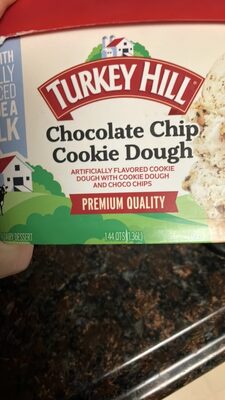 Chocolate Chip Cookie Dough Premium Ice Cream, Chocolate Chip; Cookie Dough