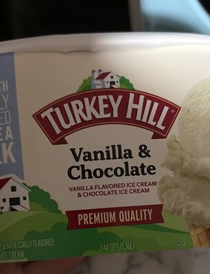 Vanilla & Chocolate Premium Ice Cream, Vanilla; Chocolate