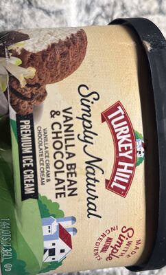 Simply Natural Vanilla Bean & Chocolate Premium Ice Cream, Vanilla Bean; Chocolate