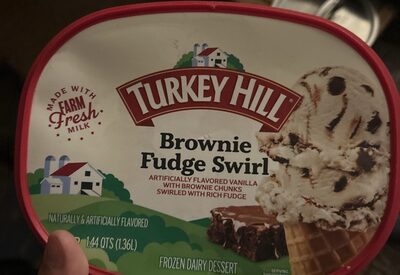 Brownie Fudge Swirl Frozen Dairy Dessert, Brownie Fudge Swirl