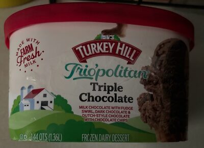 Triple Chocolate Premium  Ice Cream, Chocolate