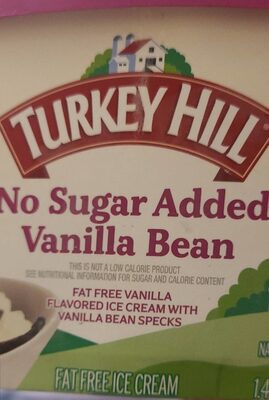 No Sugar Added Vanilla Bean Fat Free Ice Cream, Vanilla