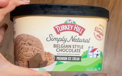 Simply Natural Belgian Style Chocolate Premium Ice Cream, Chocolate