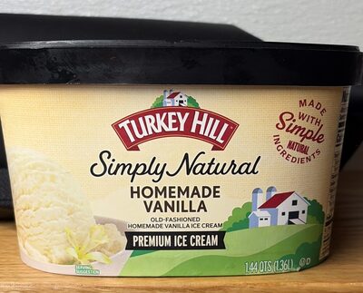 Simply Natural Homemade Vanilla Premium  Ice Cream, Vanilla